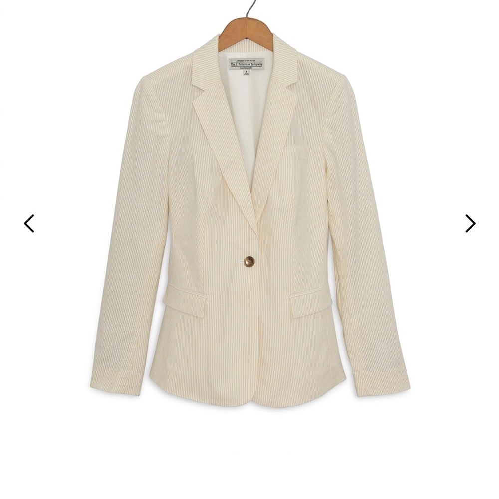 J. Peterman Ivory Blazer